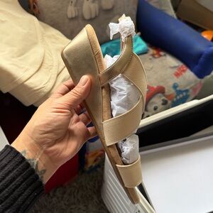 Style & Co. Gold Sandals